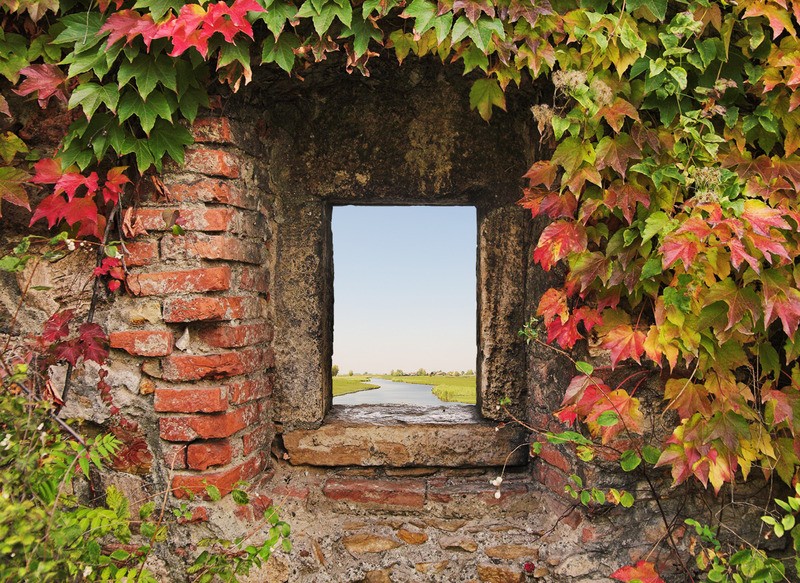 Tuinposter 'Polderzicht'