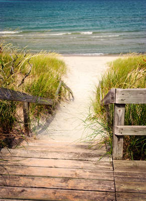 Tuinposter van Strandpad