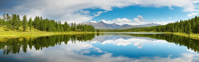 Tuinposter van Berg landschap