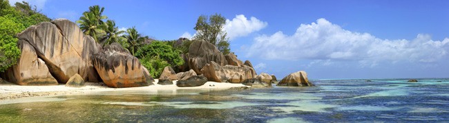 Tuinposter van Tropisch eiland