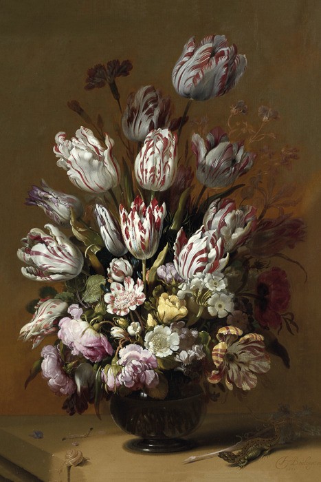 Tuinposter 'Bloemen Klassiek'